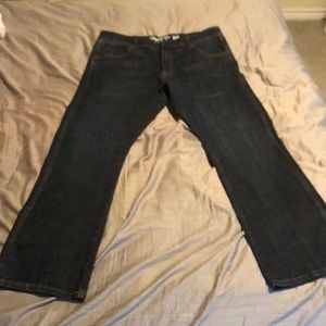 NWOT Wrangler Retro Slim Boot Dark Blue Jeans - Size 36x32